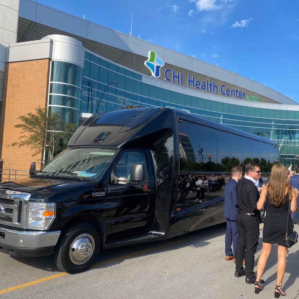 Rent a Bus to CHI Health Center Omaha
