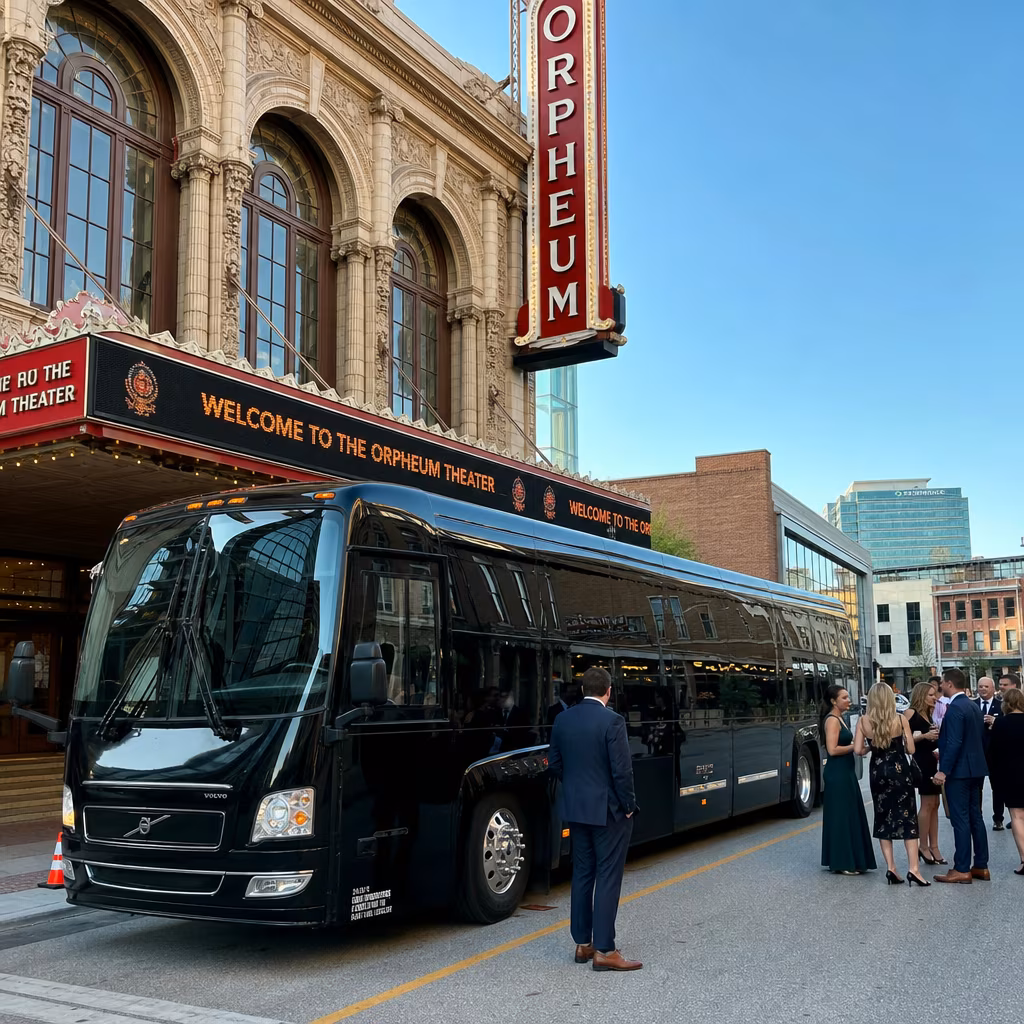 Rent a Bus to Orpheum Theater Omaha