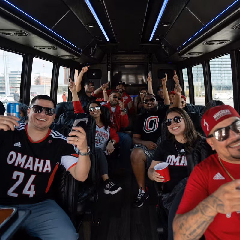 Omaha Sporting Event Transportation fleet vehicle