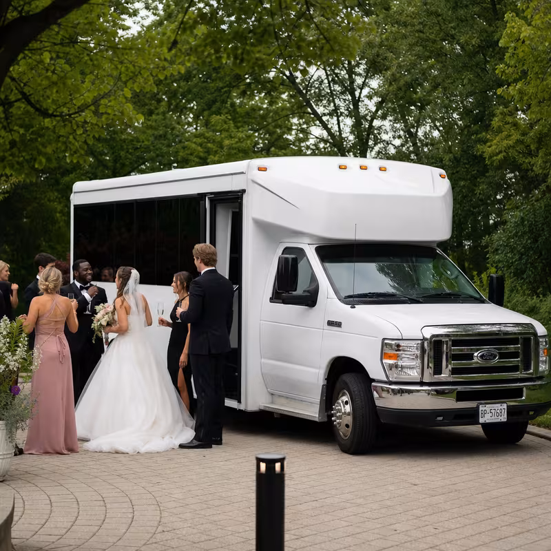 Omaha Wedding Transportation fleet vehicle